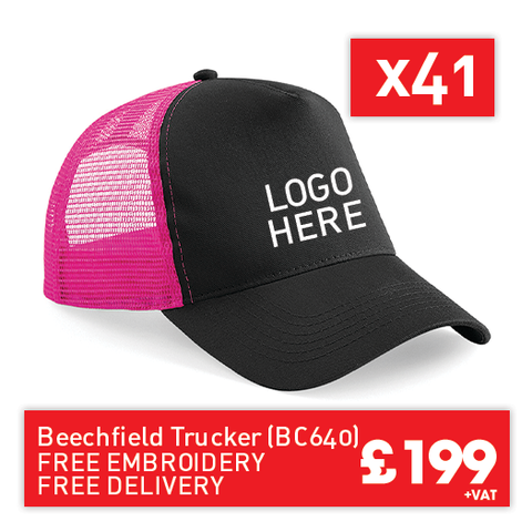 41 Beechfield Snapback trucker for Only £199 (BC640)