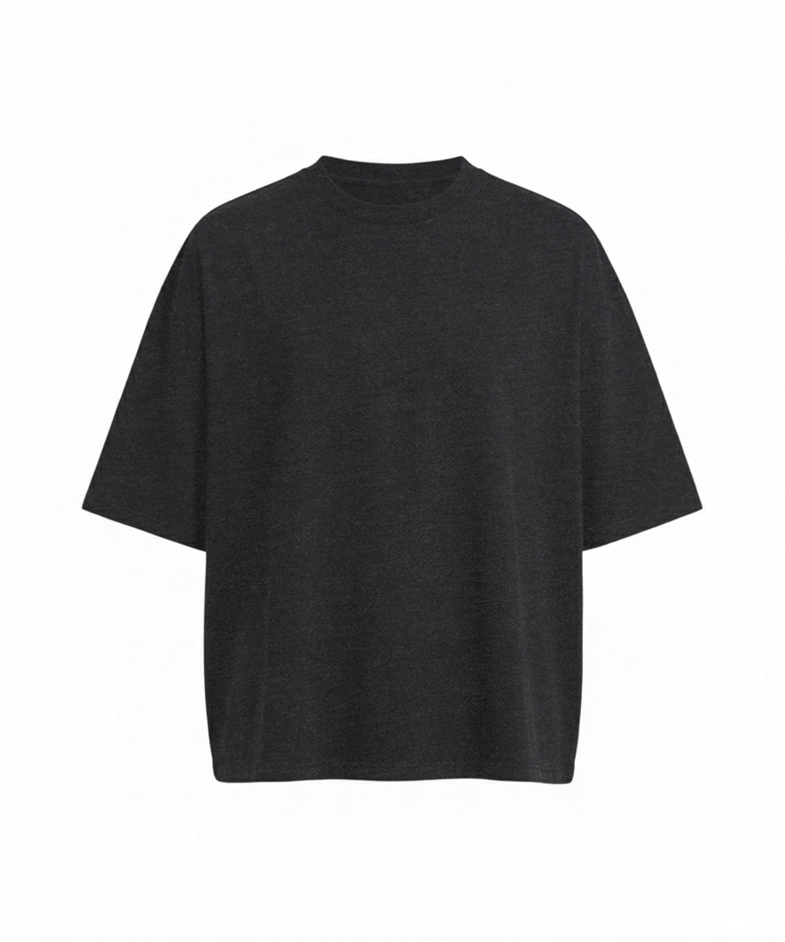 AWDis washed black cropped t-shirt