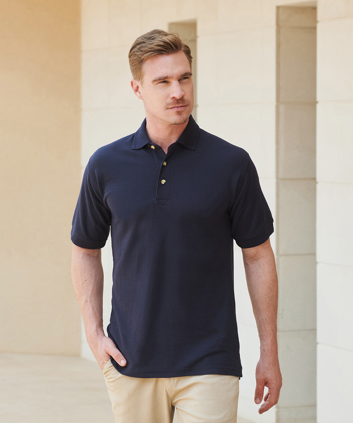 Polycotton polo shirts