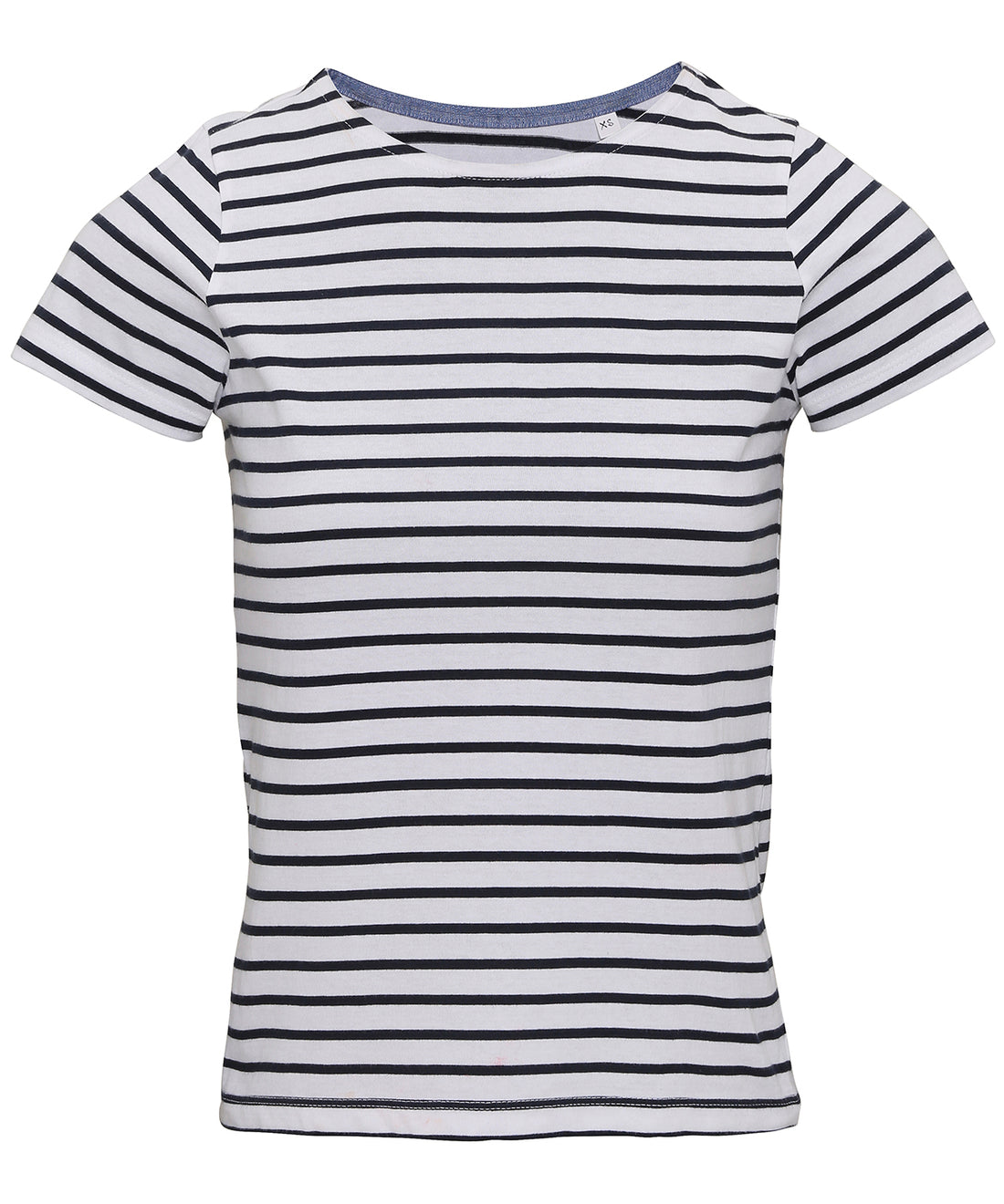 Women's Marinière coastal short sleeve tee in White/Navy