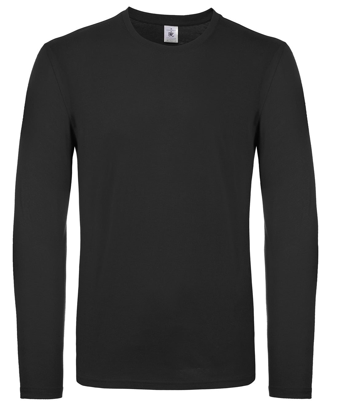 B&C #E150 long sleeve in Black