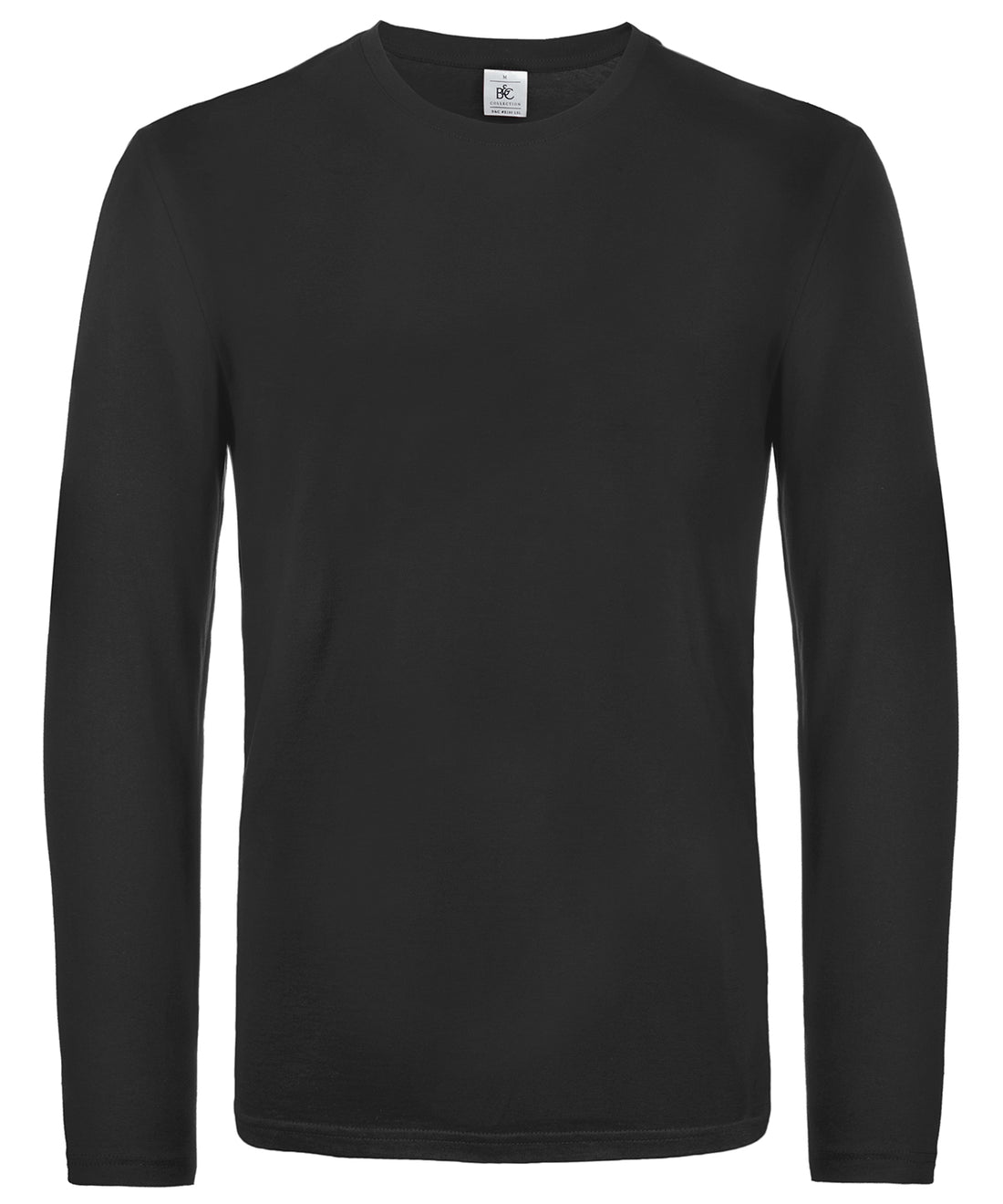 B&C #E190 long sleeve in Black
