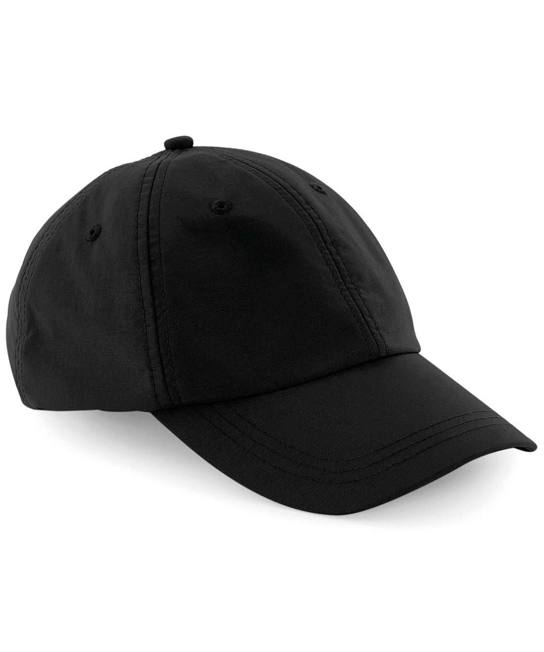 Outdoor 6-panel cap in Black