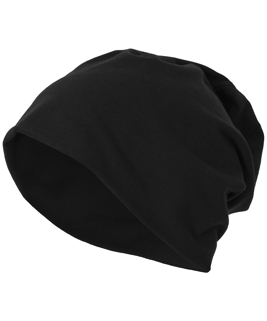 Jersey beanie in Black