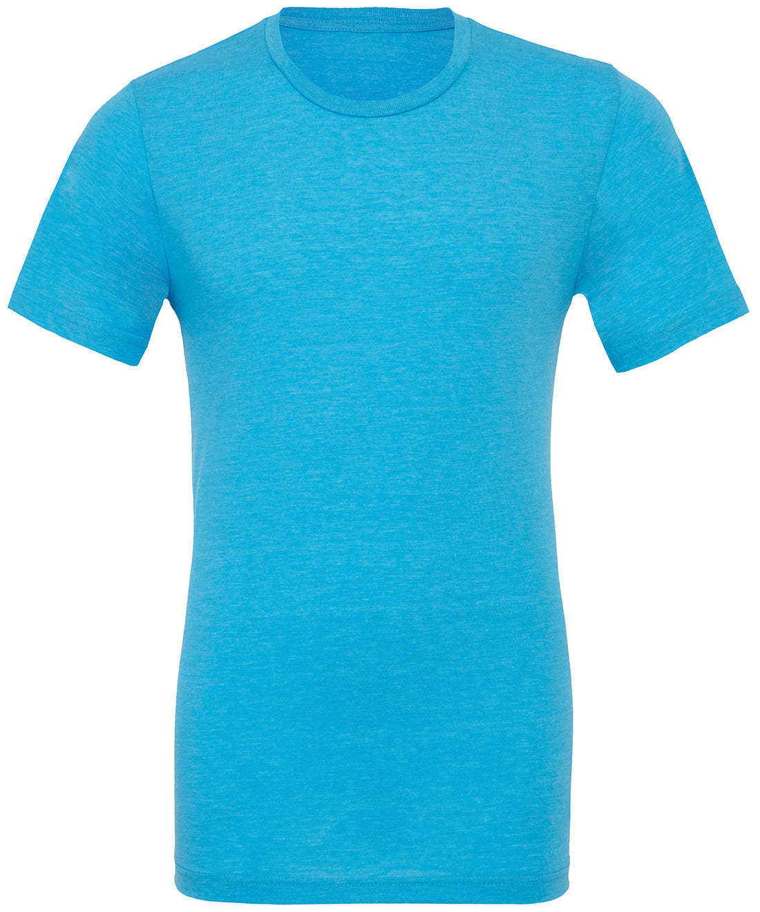 Unisex triblend crew neck t-shirt in Aqua Triblend
