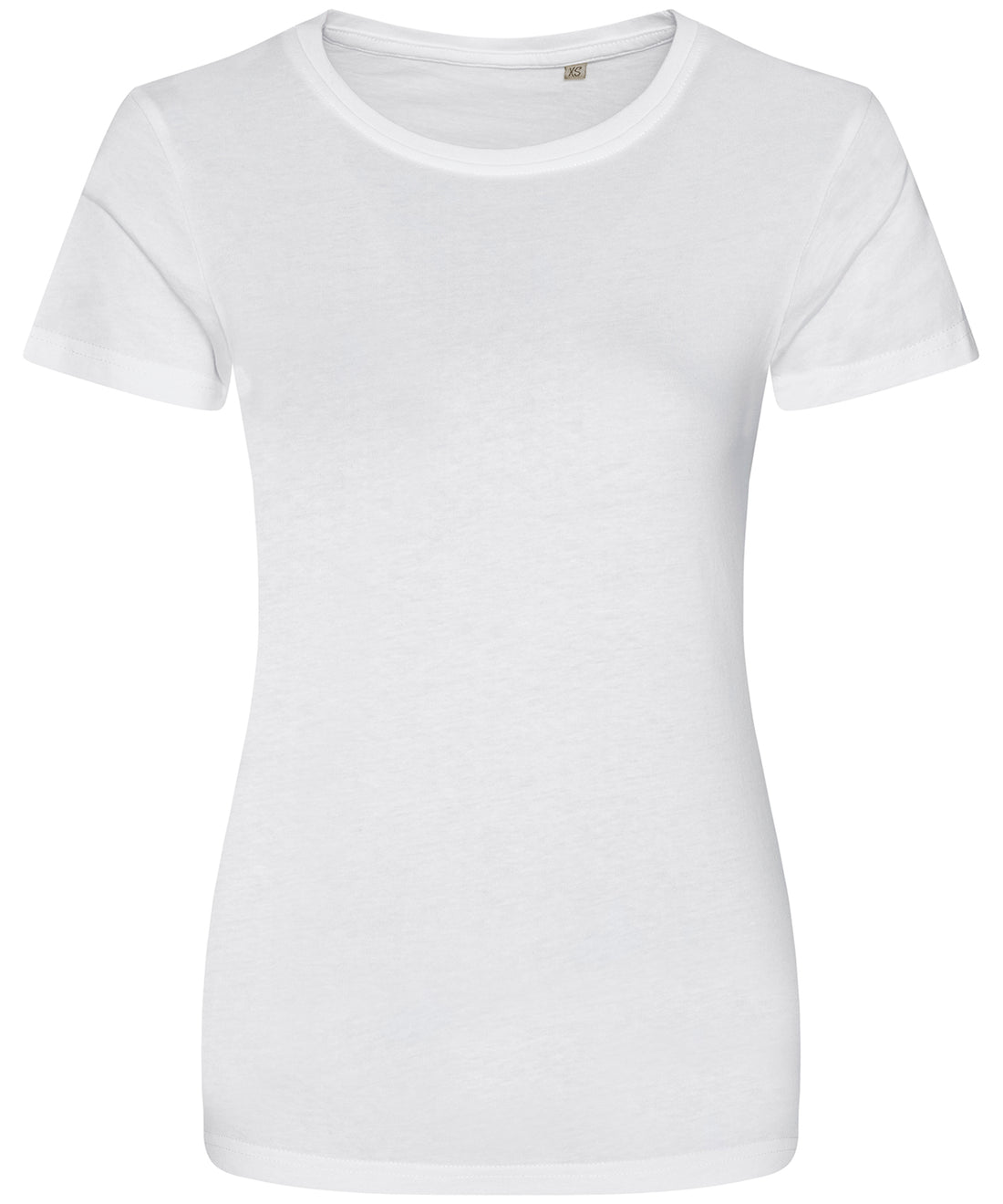 Women's Cascade organic tee in Arctic White