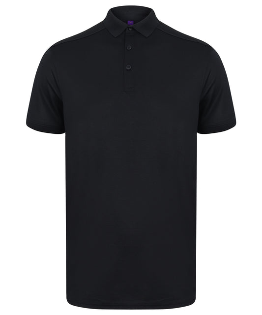 Stretch polo shirt with wicking finish (slim fit)