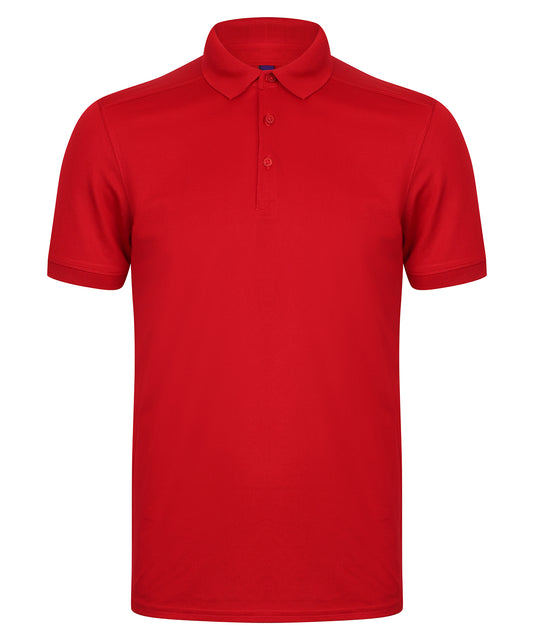 Stretch polo shirt with wicking finish (slim fit)