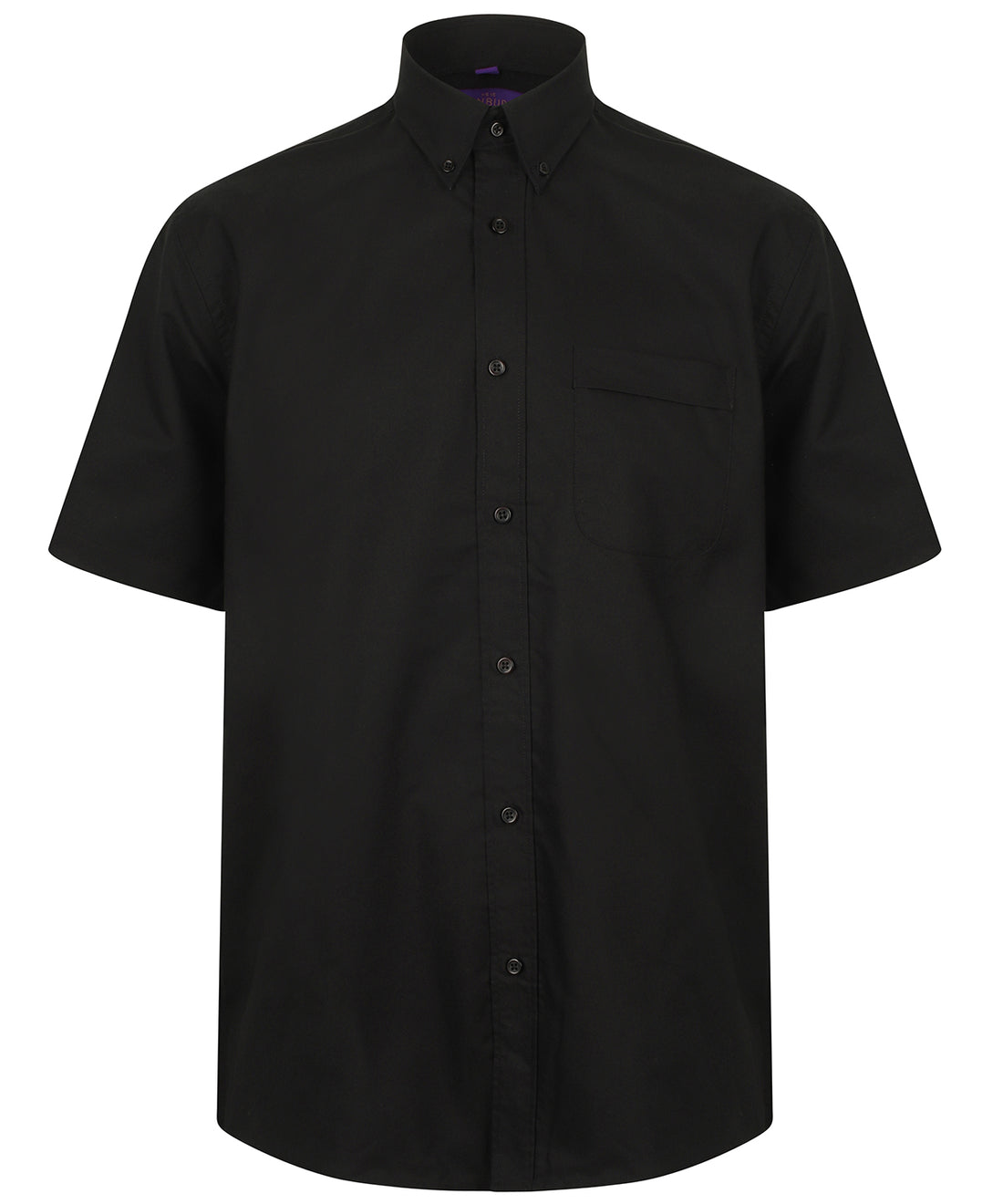 Wicking antibacterial short sleeve shirt in Black