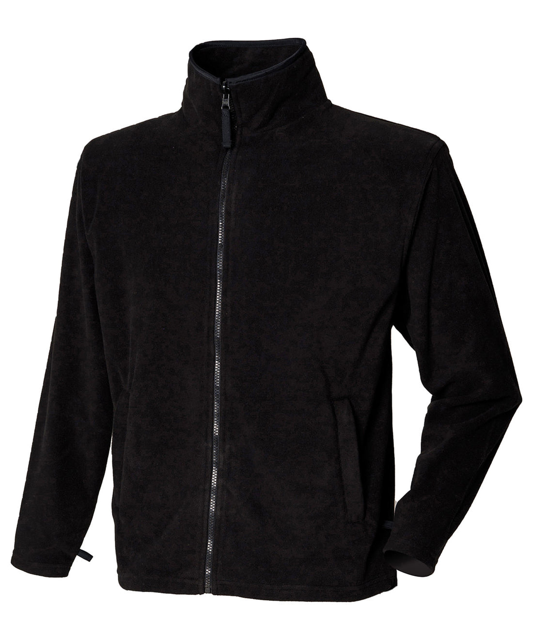 Microfleece jacket in Black