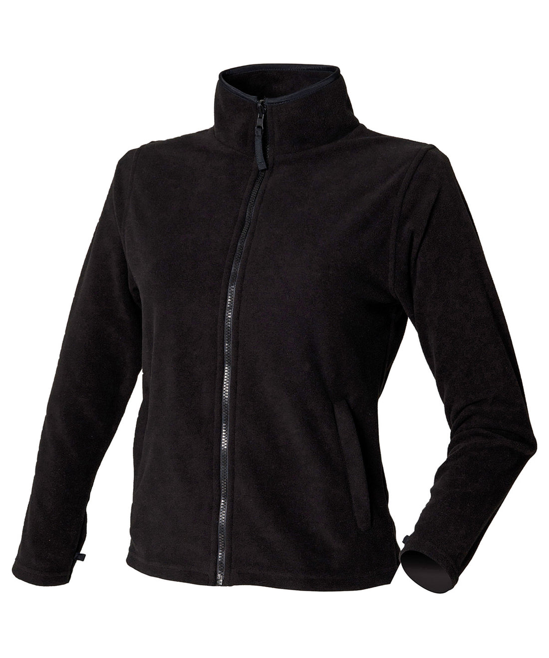 Women's microfleece jacket in Black