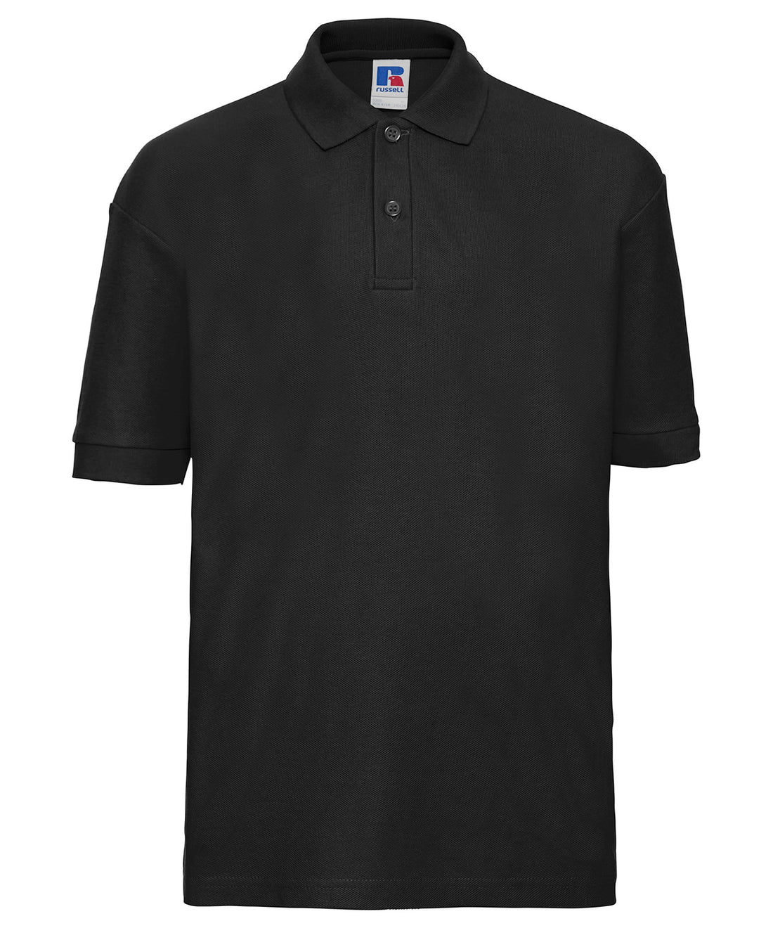 Kids polo shirt in Black