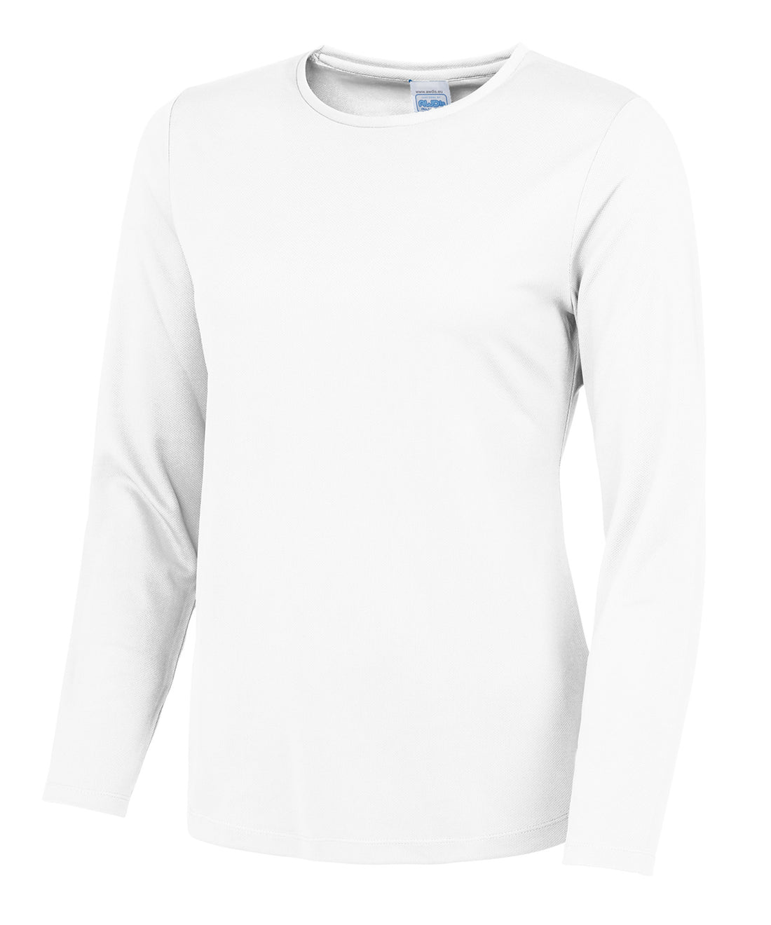 Women's long sleeve cool T in Arctic White
