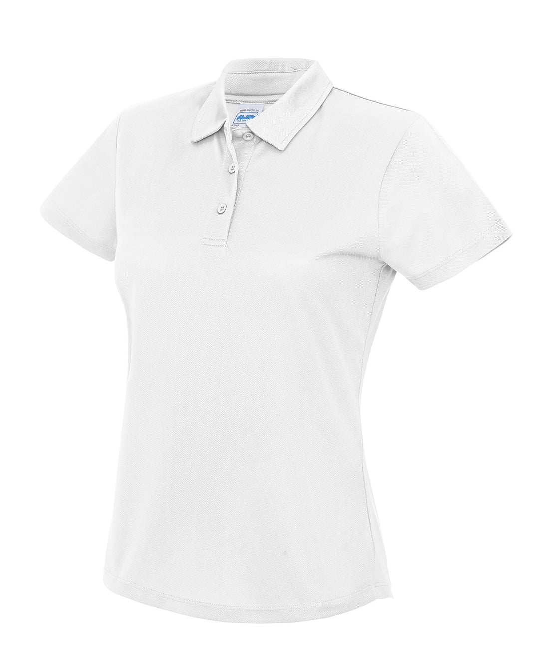 Women's cool polo in Arctic White