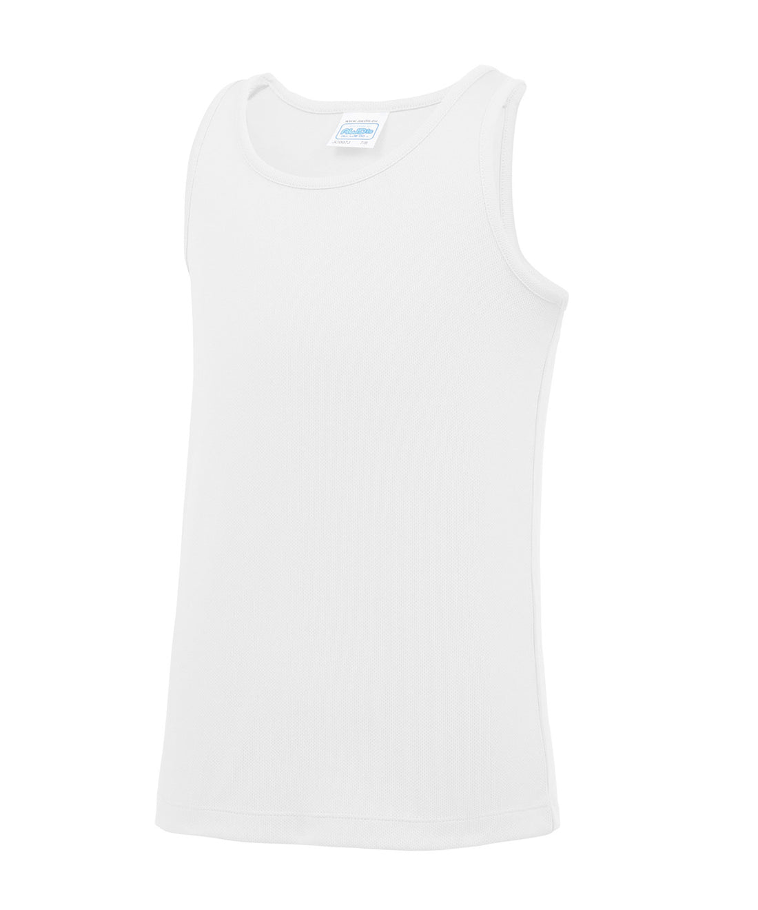 Kids cool vest in Arctic White
