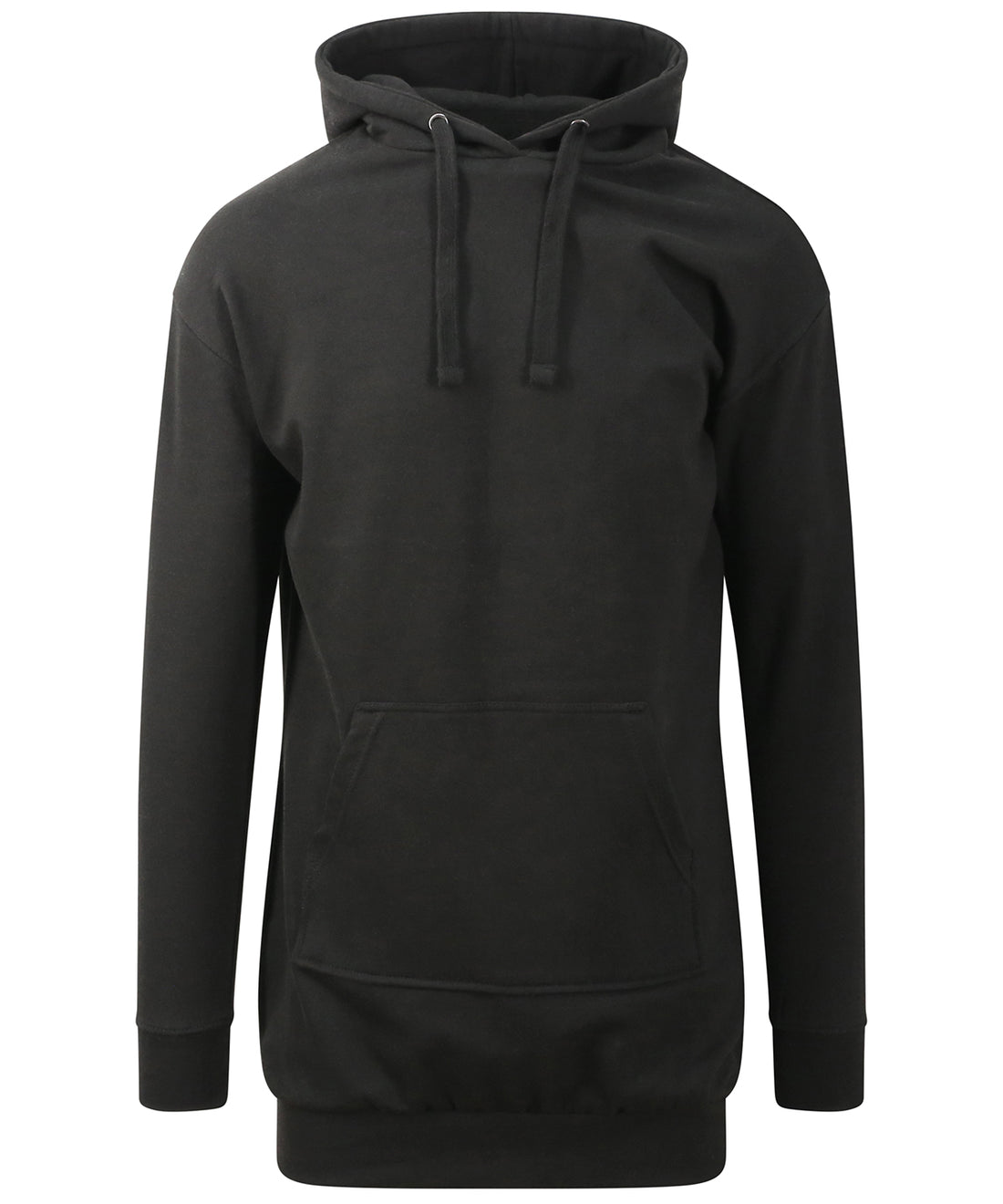 Hoodie dress in Jet Black
