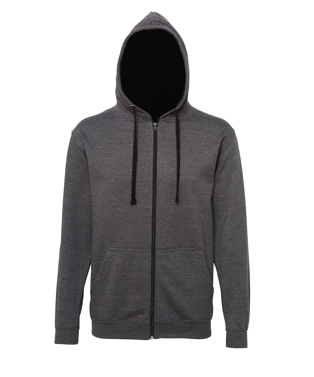 Varsity zoodie in Charcoal/Jet Black