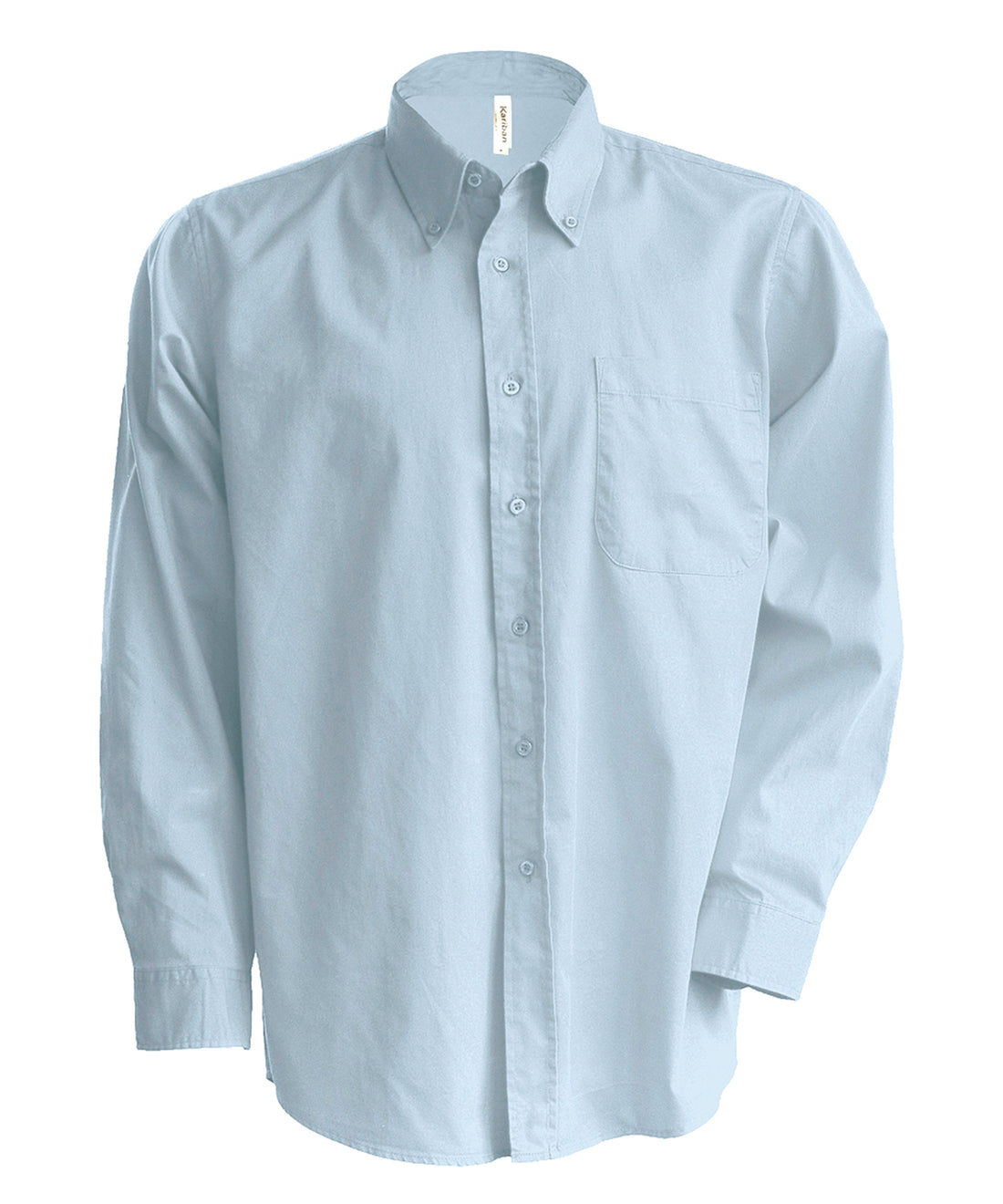 Men's long-sleeved Oxford shirt in Oxford Blue
