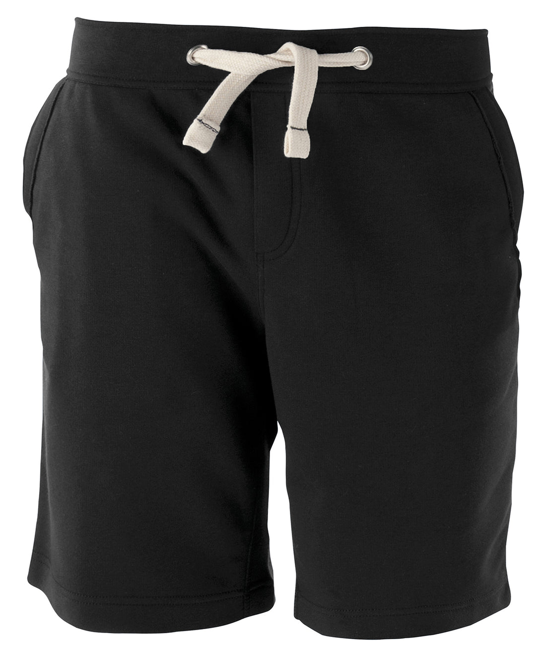Unisex French terry Bermuda shorts in Black