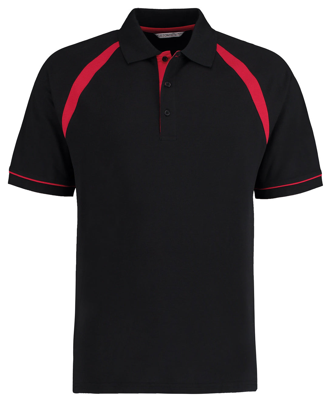 Oak hill polo (classic fit) in Black/Bright Red