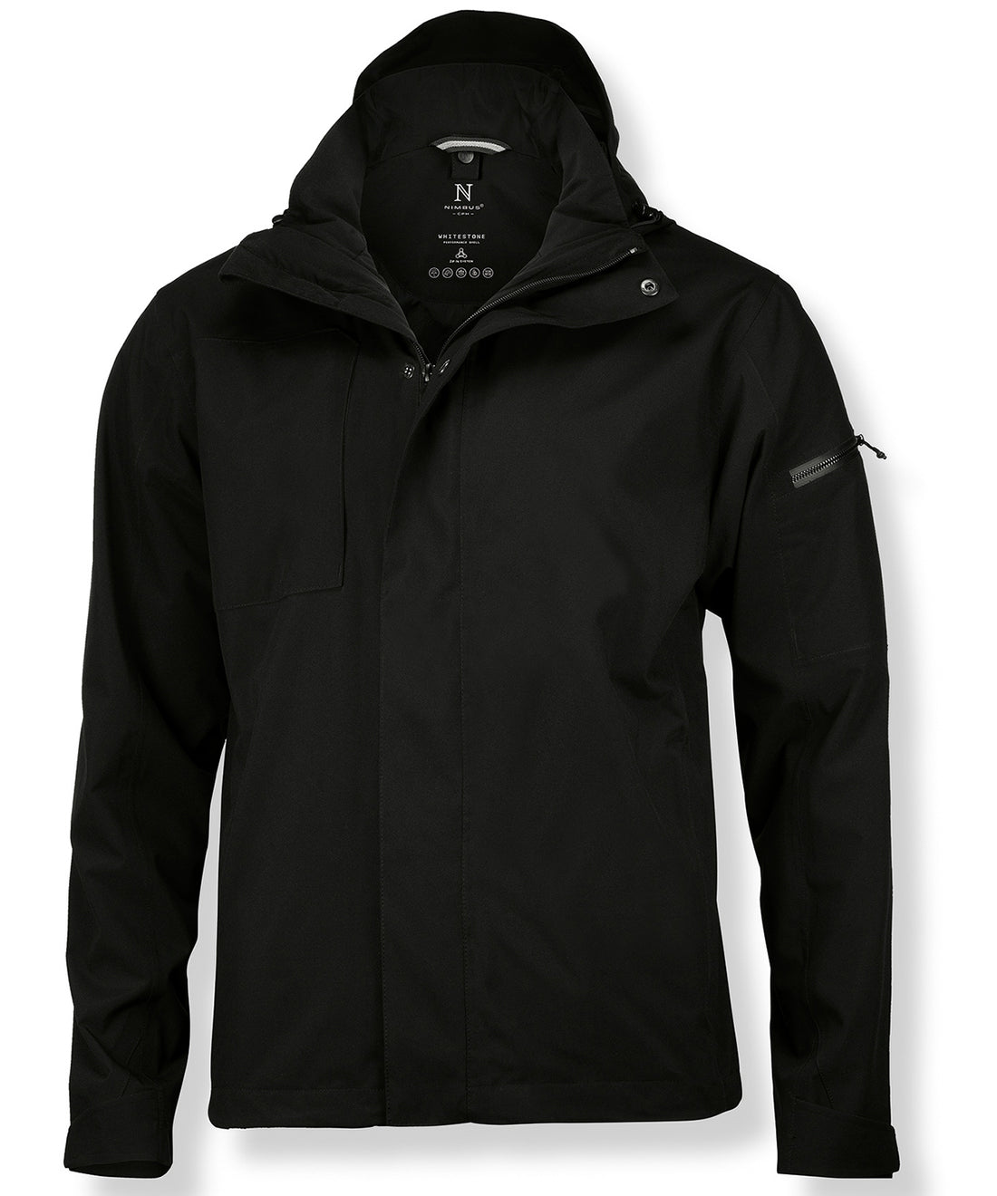 Whitestone – performance shell jacket in Black