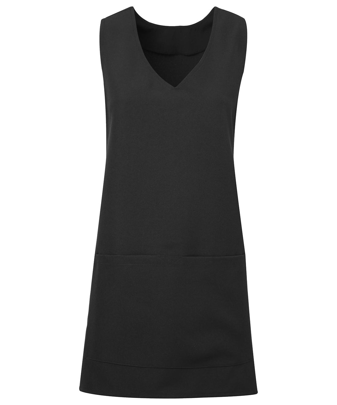 Wrap-around tunic in Black