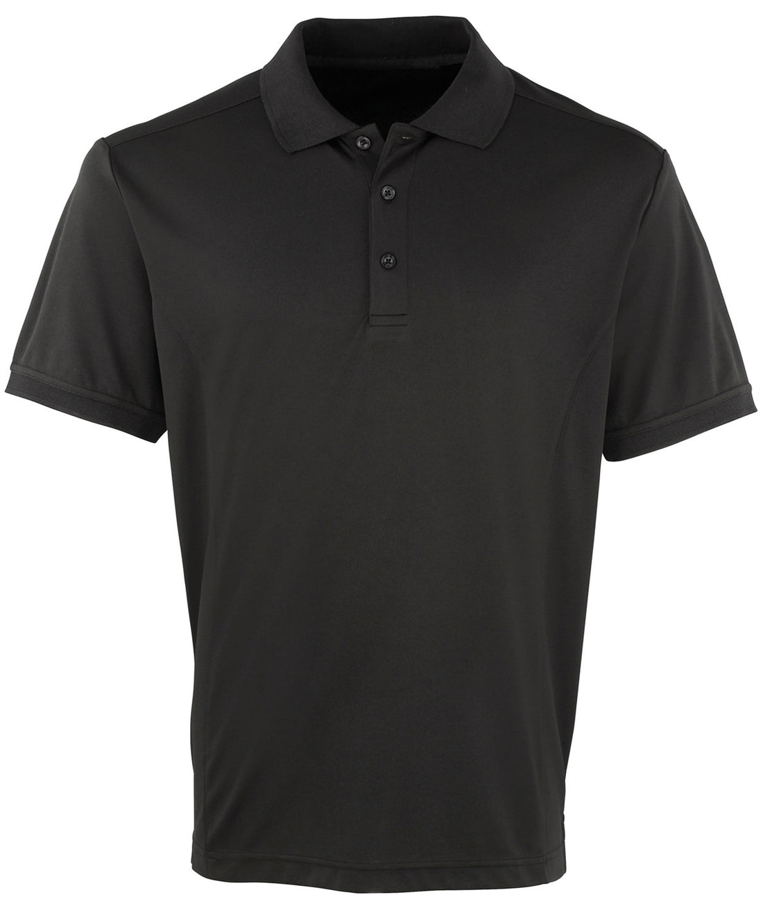 Coolchecker® piqué polo in Black