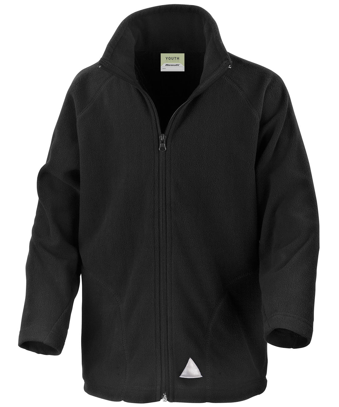Core junior microfleece jacket in Black