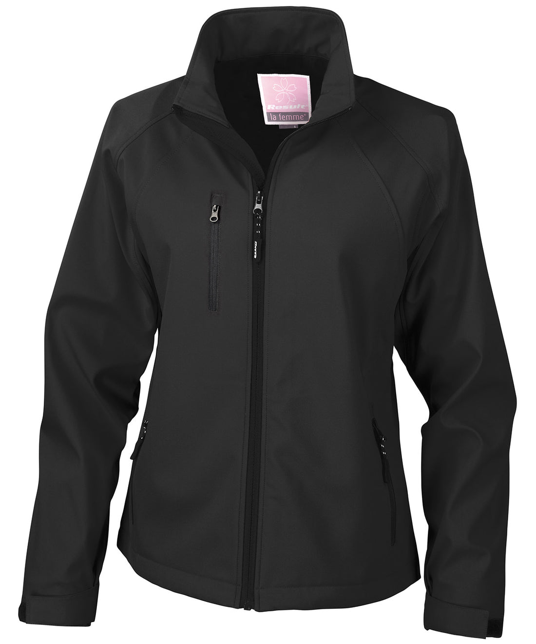 Women's baselayer softshell jacket in Black