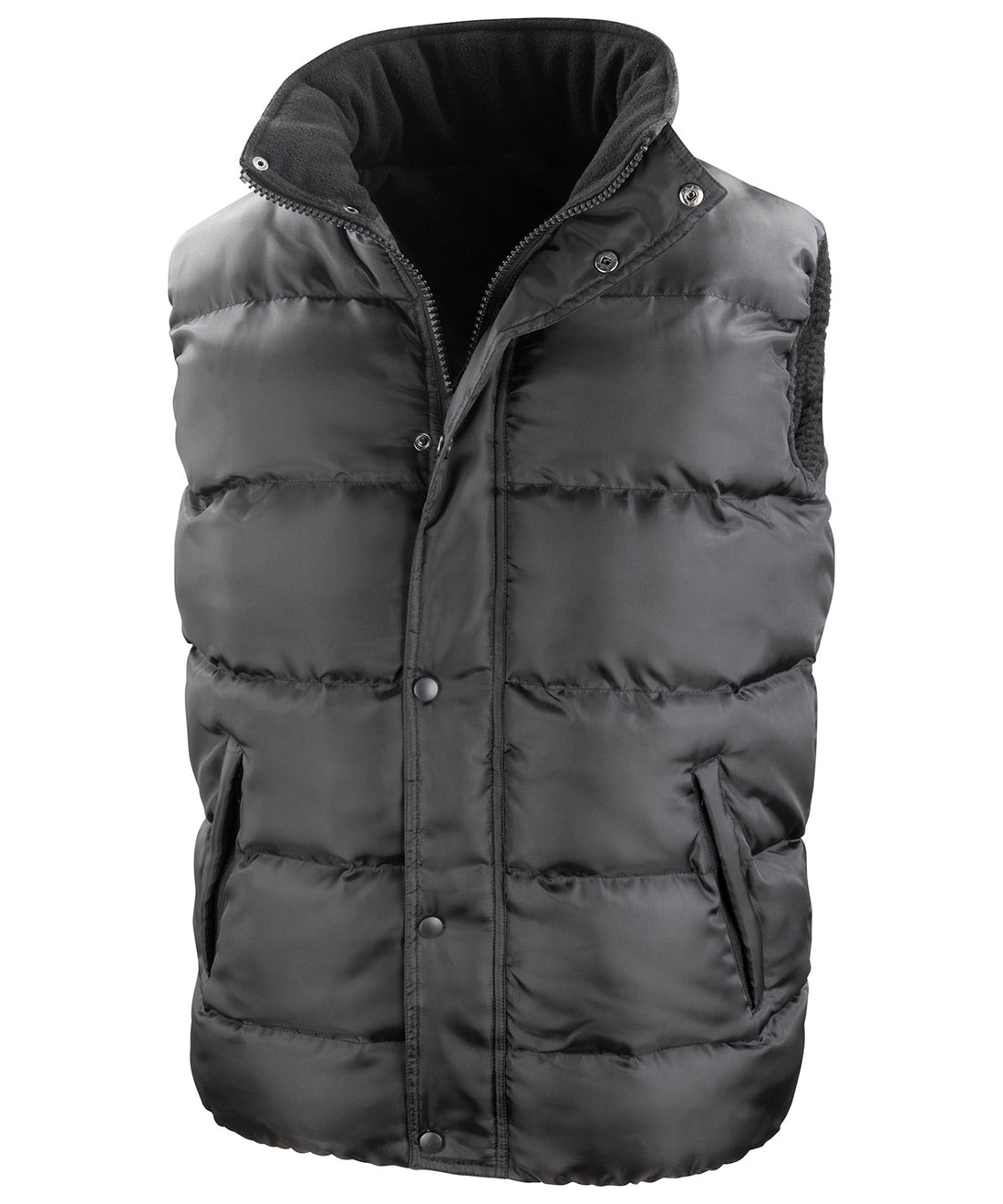Core Nova Lux padded gilet in Black