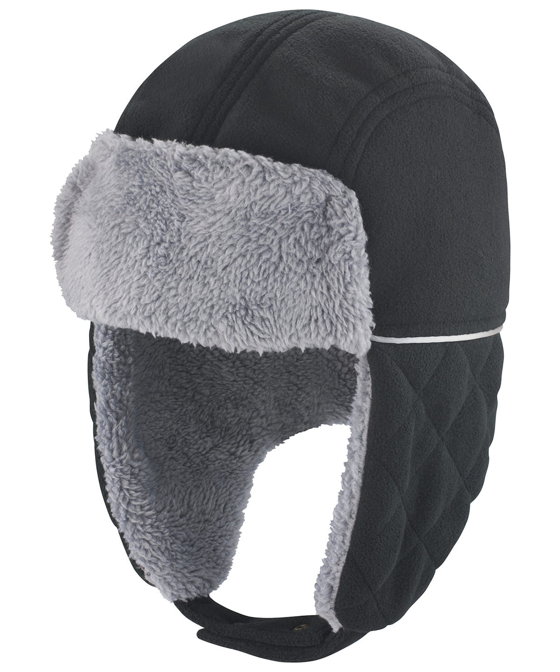 Ocean trapper hat in Black/Grey