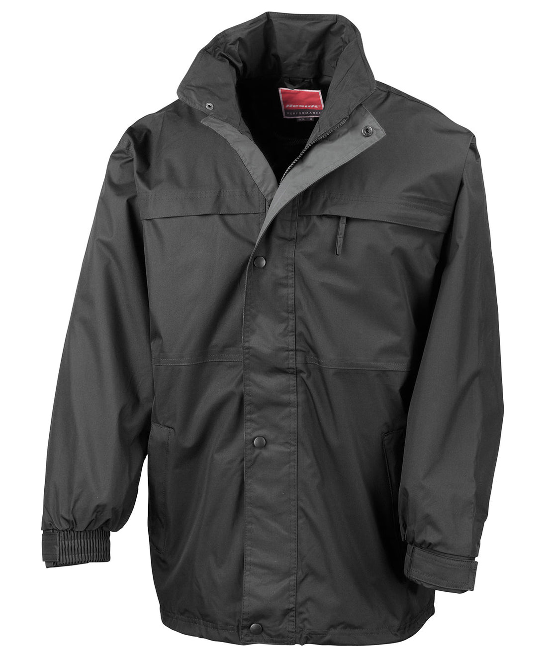 Multi-function midweight jacket in Black/Grey
