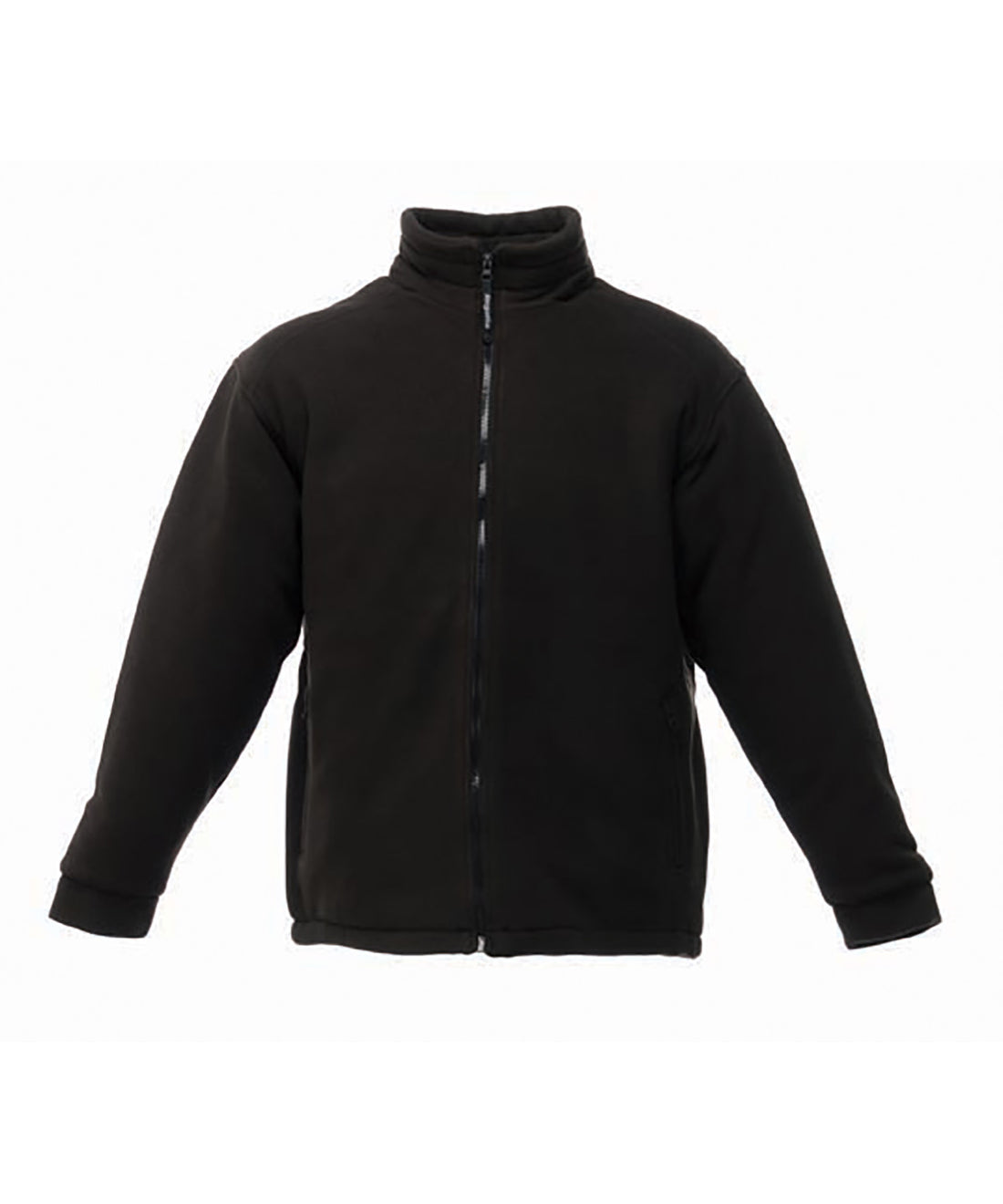 Asgard II quilted fleece in Black