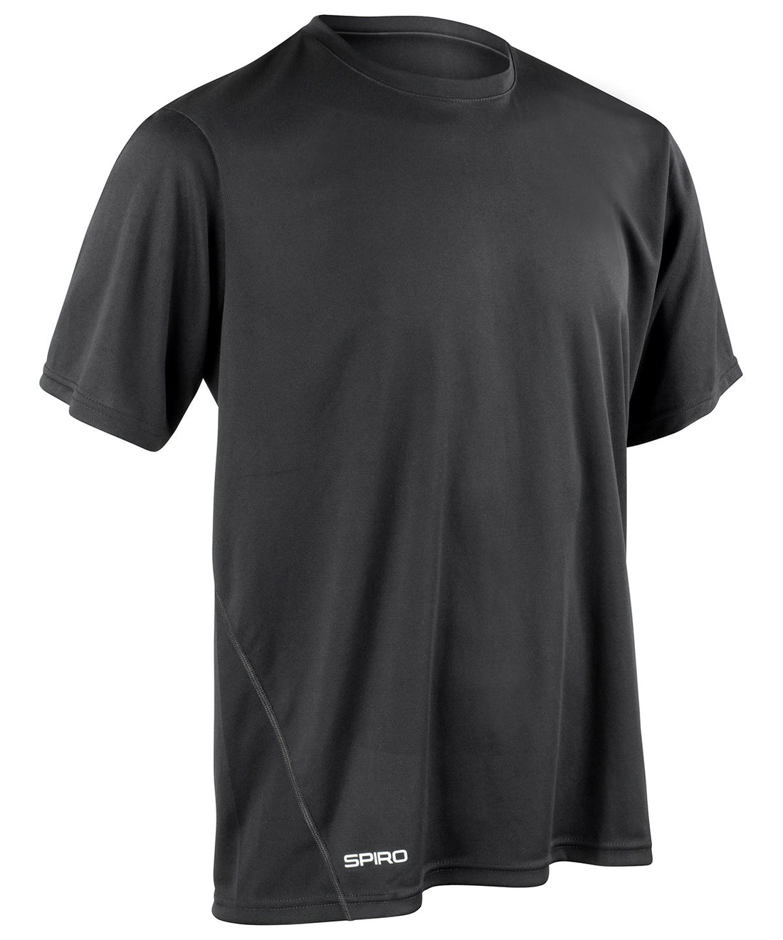 Spiro quick-dry short sleeve t-shirt in Black