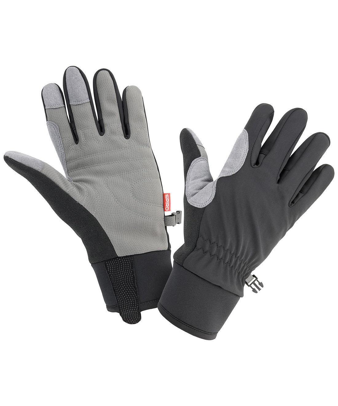Spiro long glove in Black/Grey