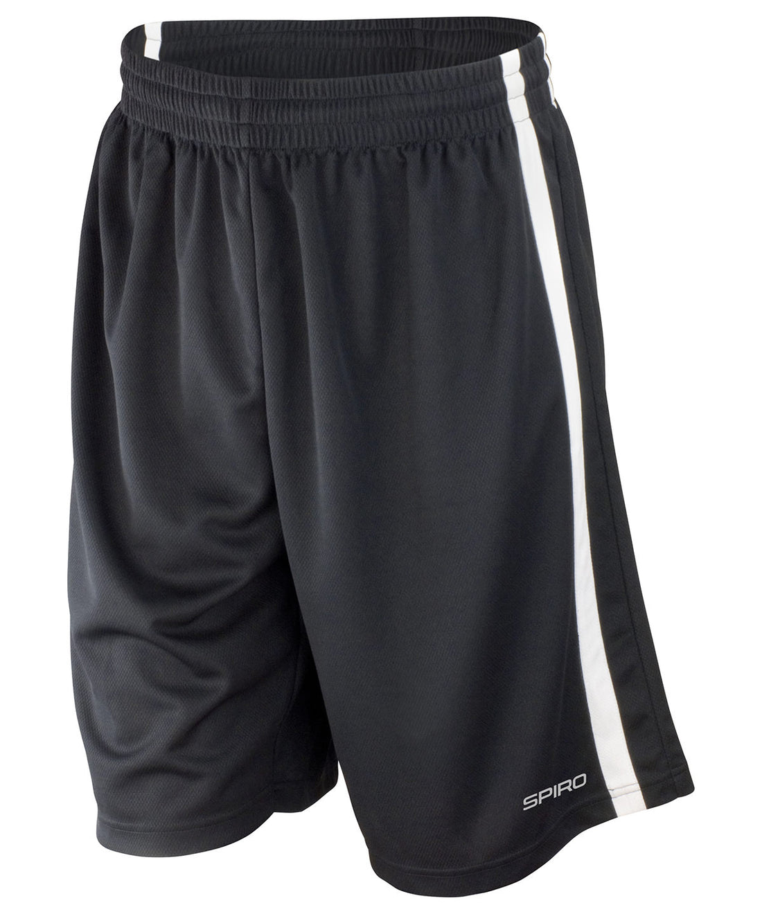 Basketball quick-dry shorts in Black/White