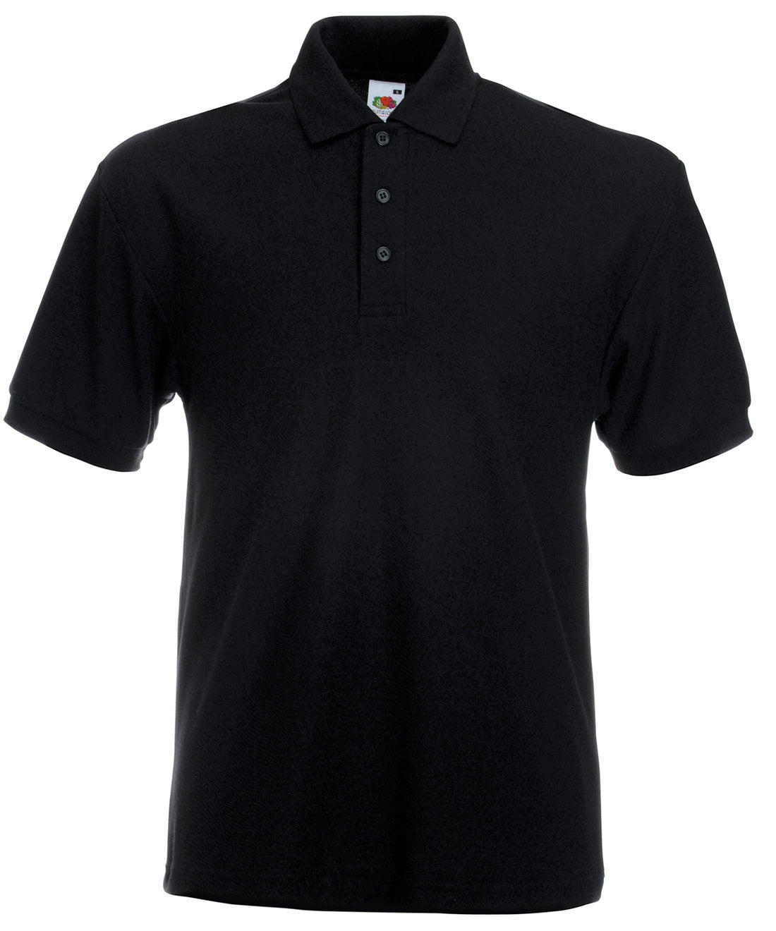 Heavyweight 65/35 polo in Black