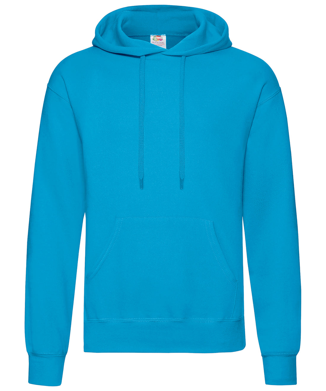 Classic 80/20 hooded sweatshirt in Azure Blue