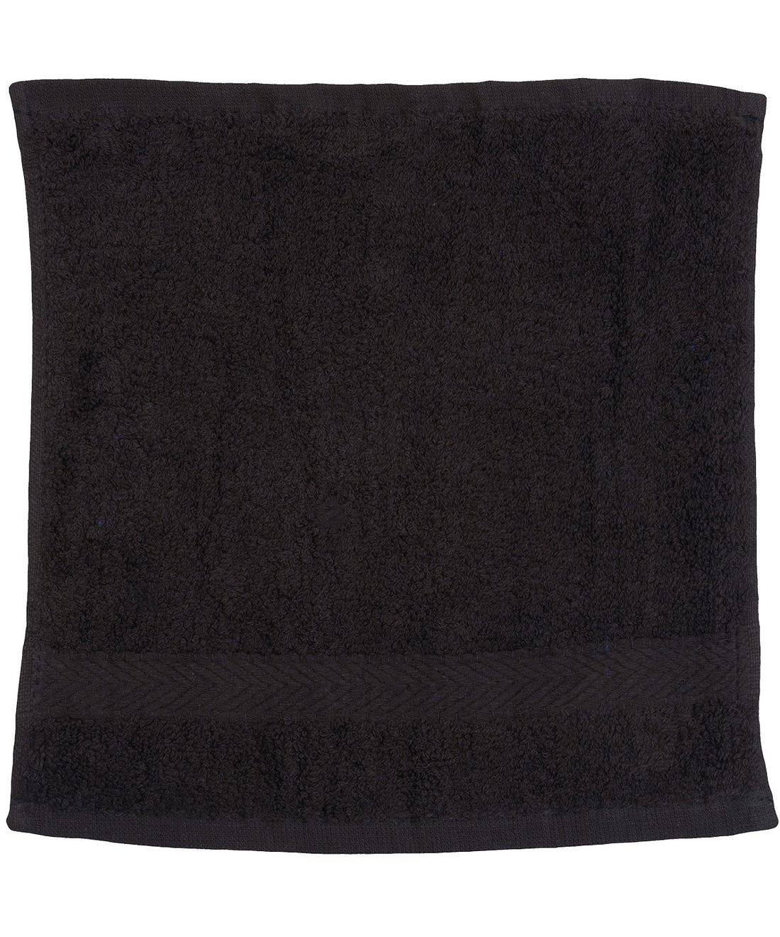 Luxury range face cloth in Black