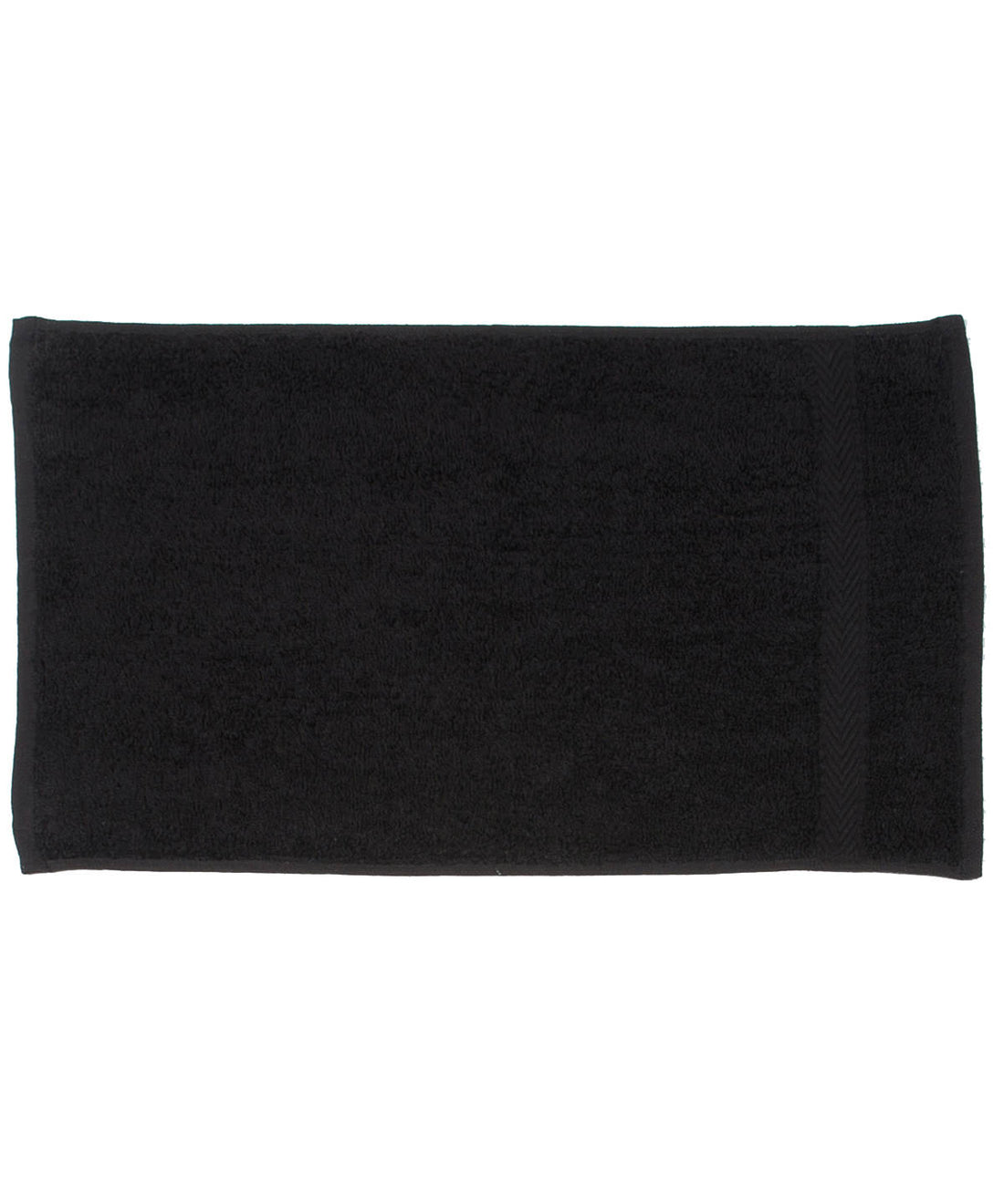 Luxury range guest towel in Black