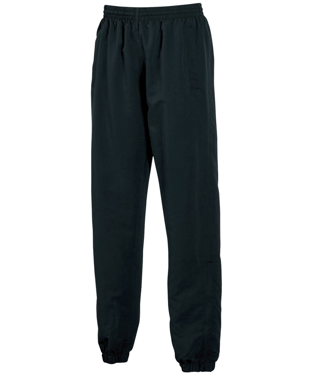Lined tracksuit bottoms in Black