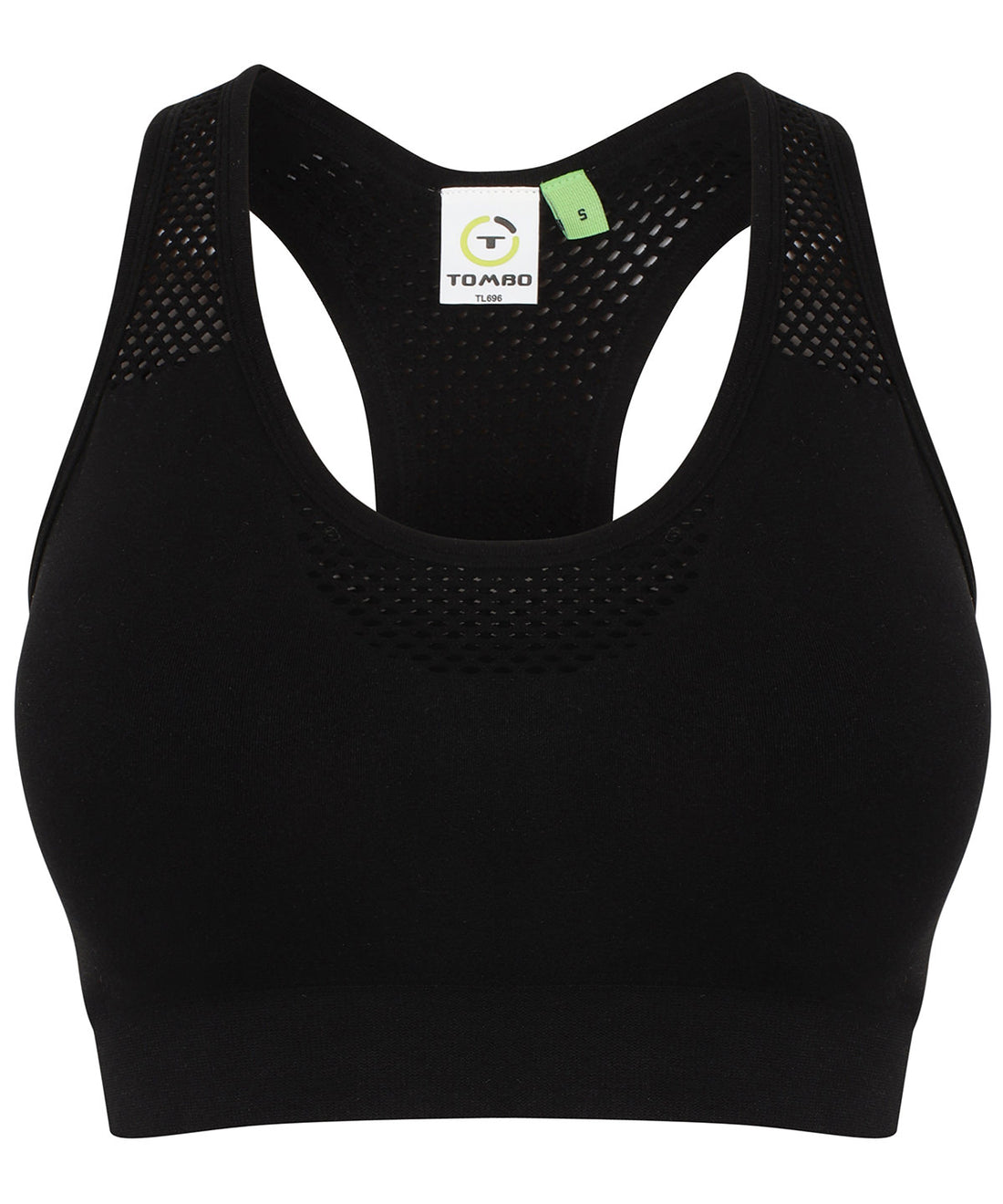 Women's seamless sports bra in Black