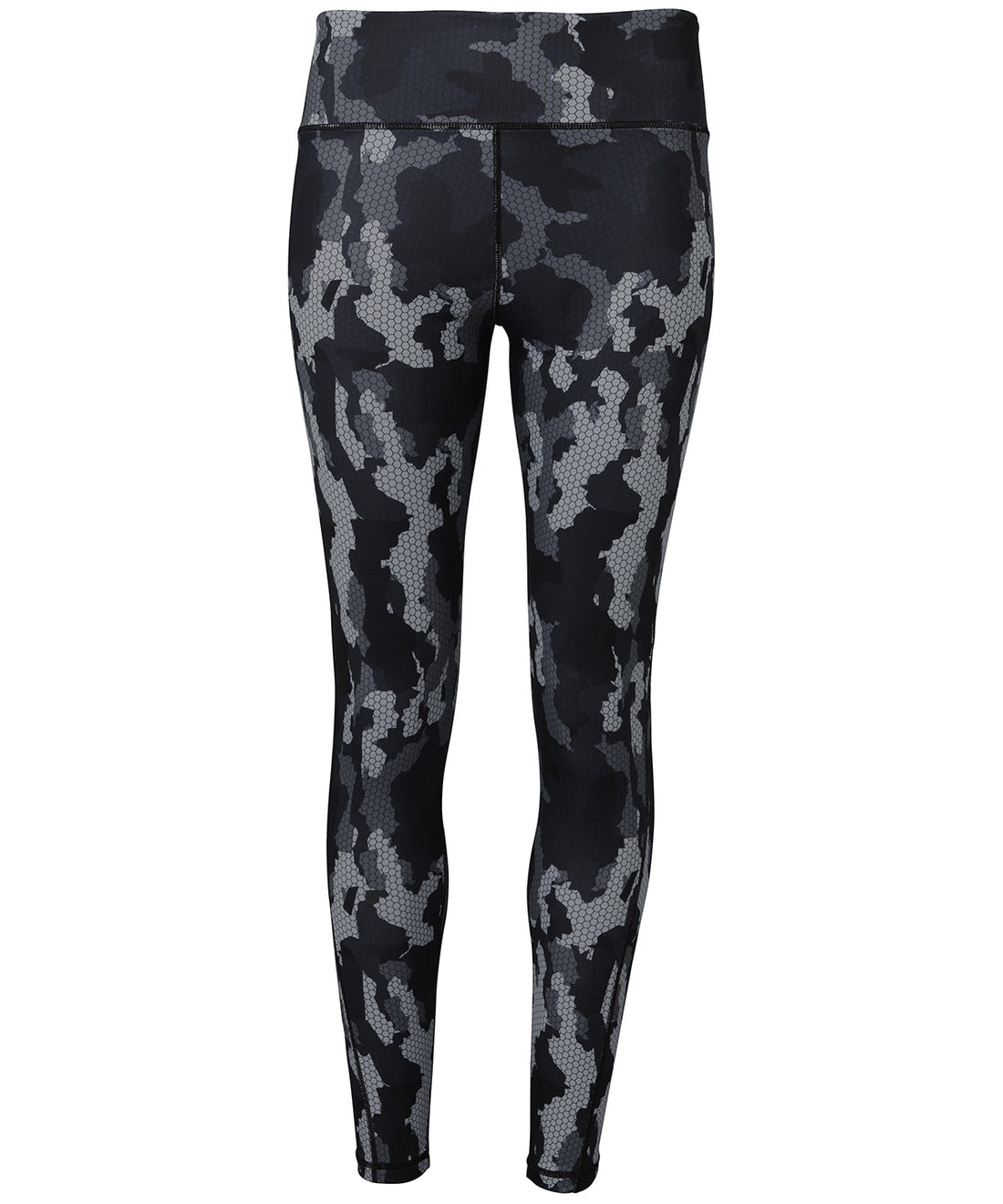 Women's TriDri® performance Hexoflage® leggings in Camo Charcoal