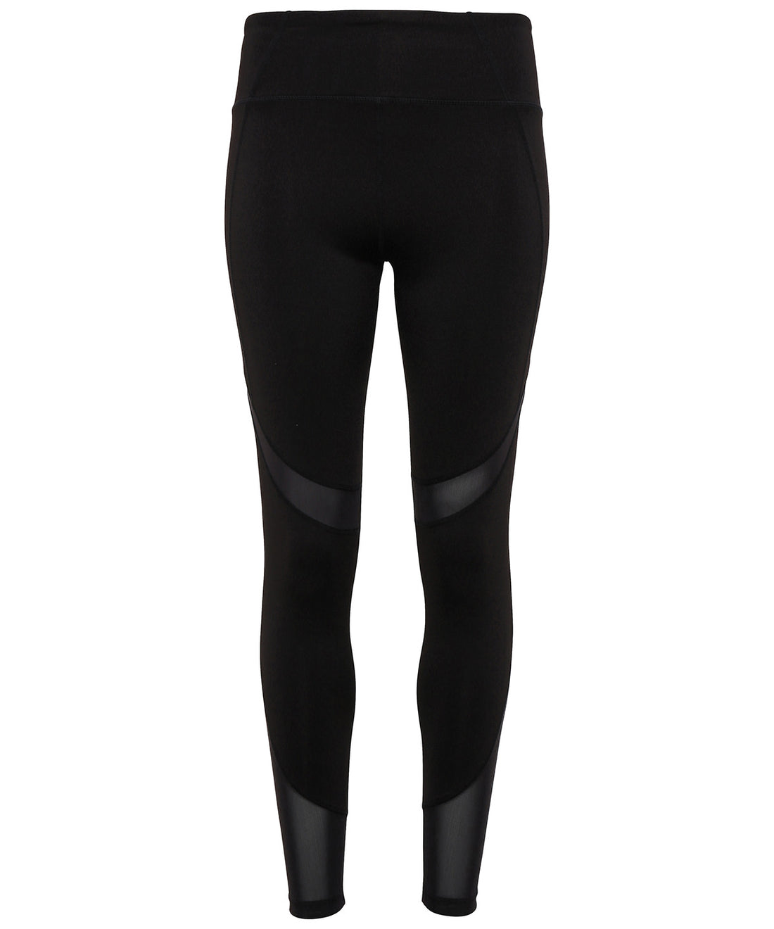 Women's TriDri® mesh tech panel leggings full-length in Black