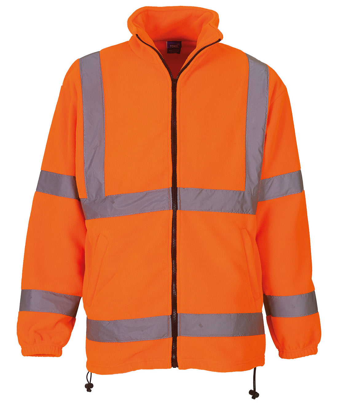 Hi-vis heavyweight fleece jacket (HVK08) in Orange