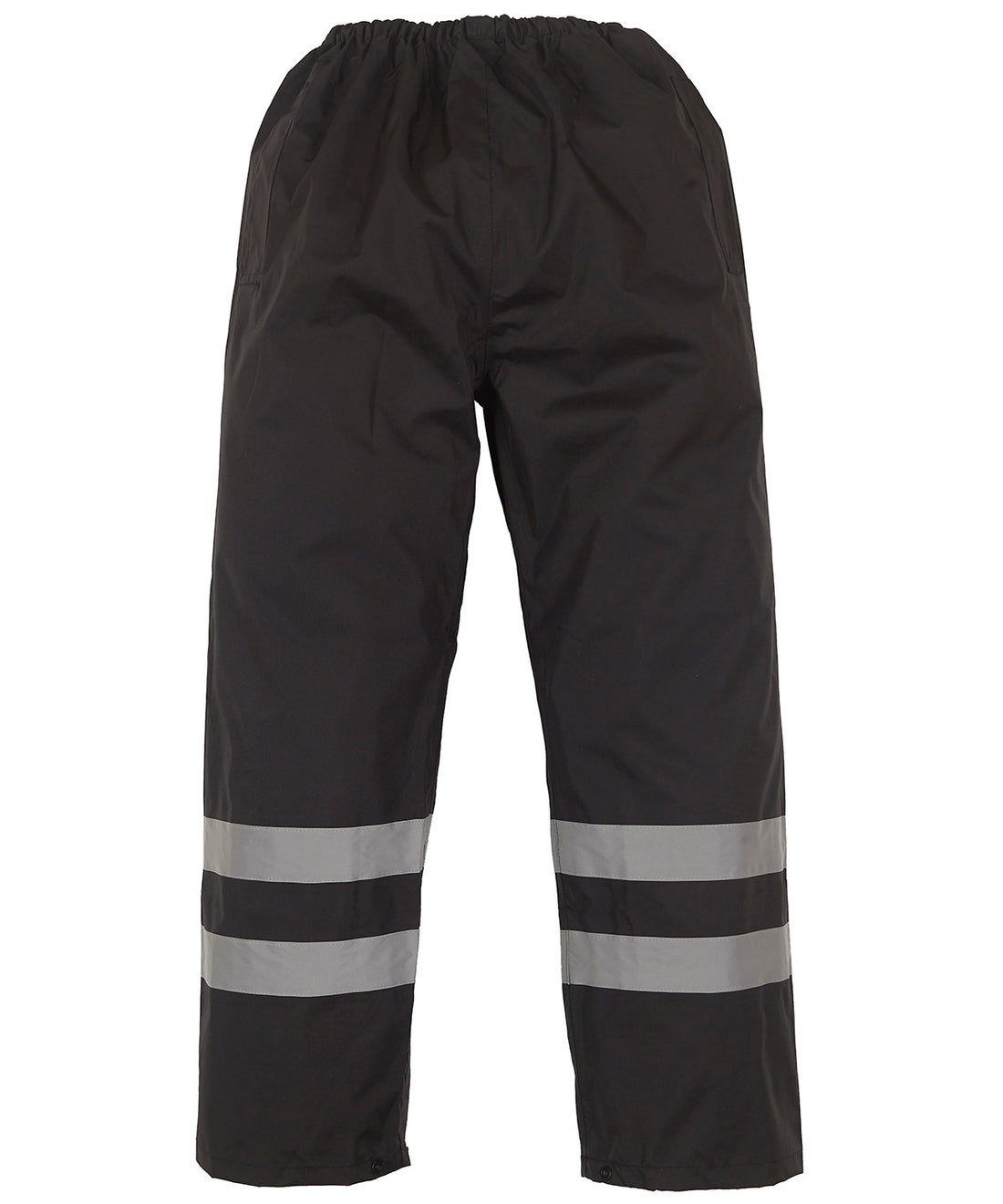 Hi-vis waterproof overtrousers (HVS461) in Black