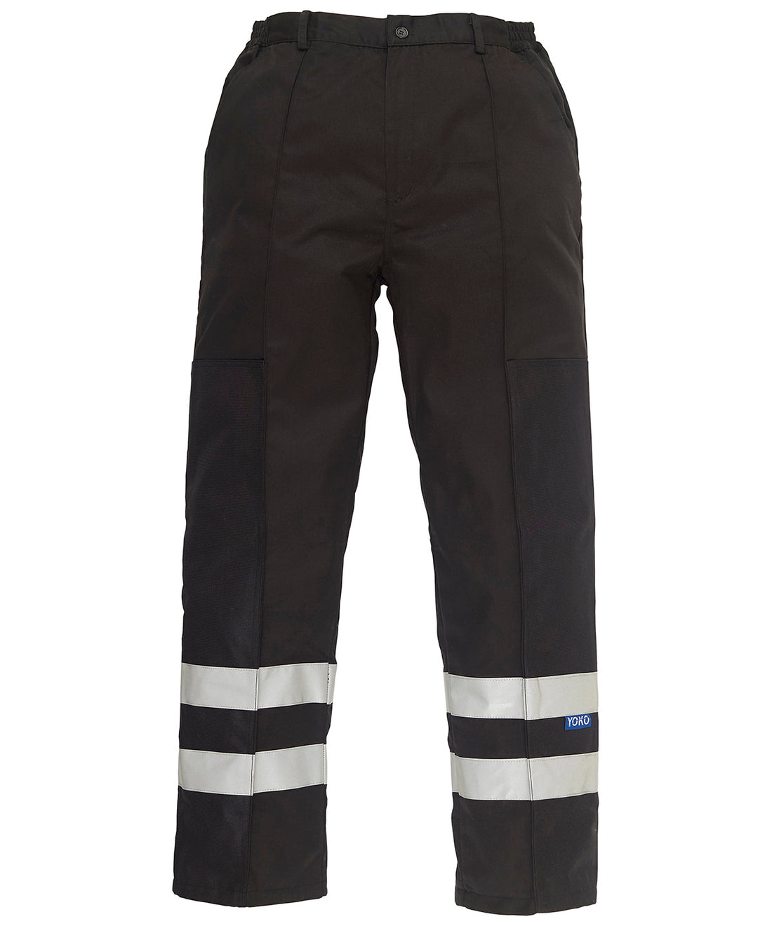 Reflective polycotton ballistic trousers (BS015T) in Black