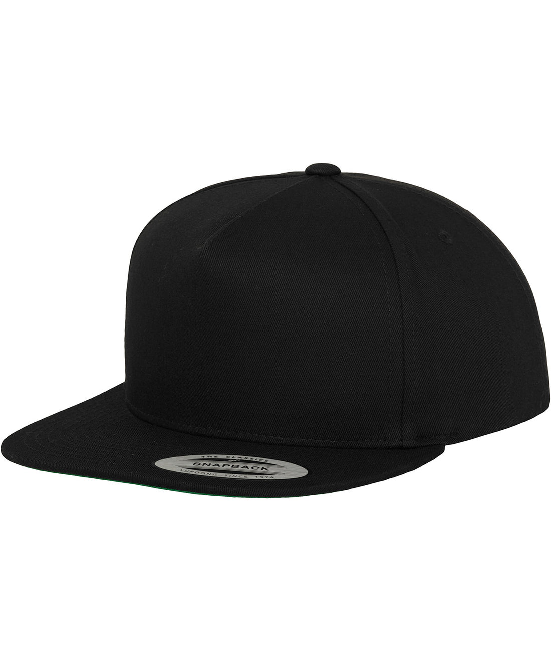 Classic 5-panel snapback (6007) in Black