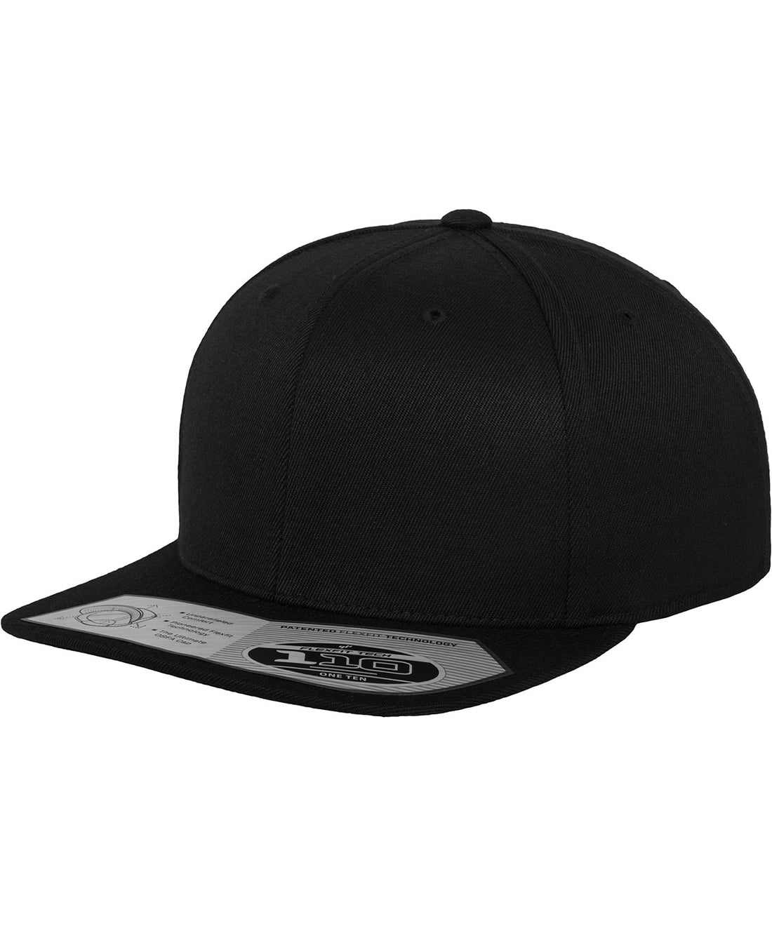110 fitted snapback (110) in Black