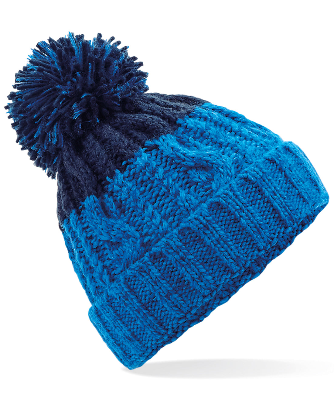 Apres beanie in Azure Blue/Oxford Navy
